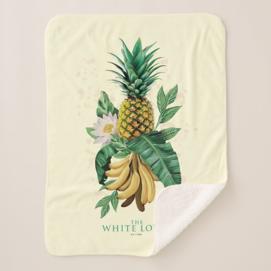 Ananas-Suite im Weißen Lotus Sherpadecke (Vorderseite)