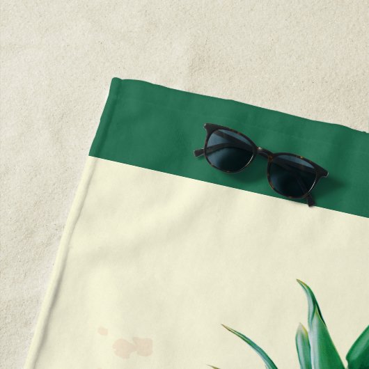 Ananas-Suite im Weißen Lotus Strandtuch (Beispiel)