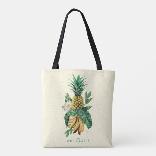 Ananas-Suite im Weißen Lotus Tasche (Rückseite)
