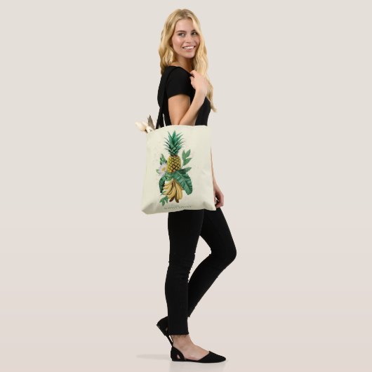 Ananas-Suite im Weißen Lotus Tasche (Am Model)