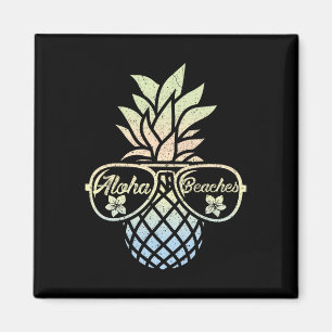 Ananas Sungles Funny Aloha Strände Hawaiian Haw Magnet