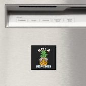 Ananas Sungles Hola Strand Funny Beach Vacatio Magnet (In Situ (Geschirrspüler))