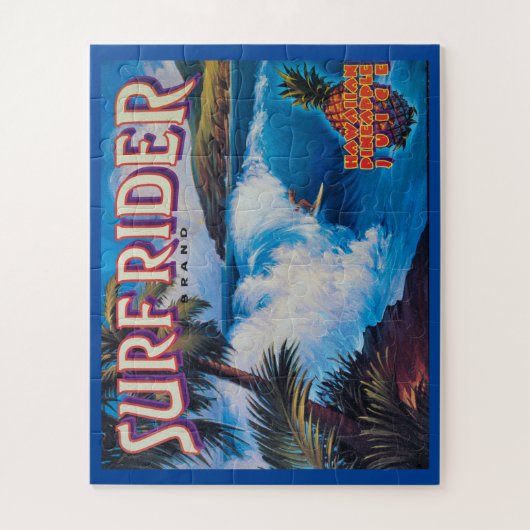 Ananas-Surfmarke Puzzle (Vertikal)