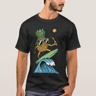 Ananas surft Illustration T-Shirt