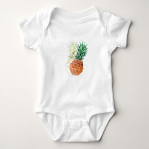 Ananas, süßes Paar. Baby Strampler