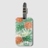 Ananas, süßes Paar, Früchte Gepäckanhänger (Vorderseite Vertikal)