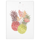 Ananas, süßes Paar. Klemmbrett (Rückseite)