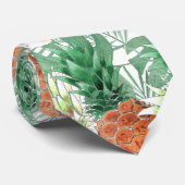 Ananas, süßes Paar. Krawatte (Gerollt)