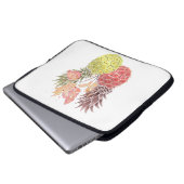 Ananas, süßes Paar. Laptopschutzhülle (Vorne Knopf)
