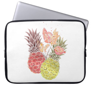 Ananas, süßes Paar. Laptopschutzhülle