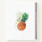 Ananas, süßes Paar. Notizblock (Rückseite)