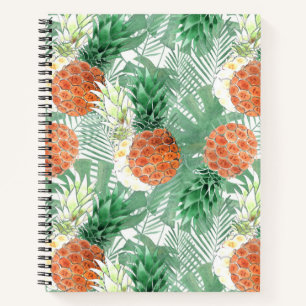 Ananas, süßes Paar. Notizblock
