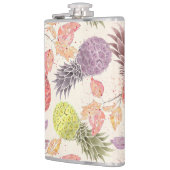 Ananas, süßes Paar, Obst Flachmann (Links)