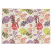 Ananas, süßes Paar, Obst Große Geschenktüte (Rückseite)