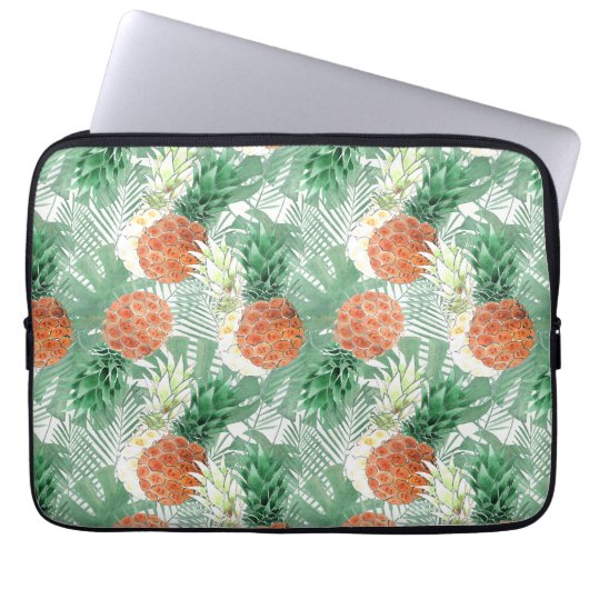 Ananas, süßes Paar, Obst Laptopschutzhülle (Vorderseite)