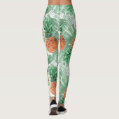 Ananas, süßes Paar, Obst Leggings (Rückseite)