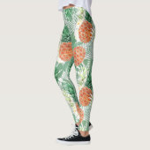 Ananas, süßes Paar, Obst Leggings (Links)
