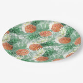 Ananas, süßes Paar, Obst Pappteller (Schrägansicht)