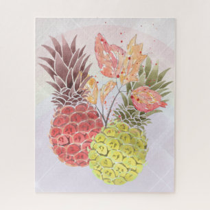 Ananas, süßes Paar, Puzzle