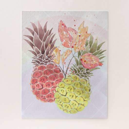 Ananas, süßes Paar, Puzzle (Vertikal)