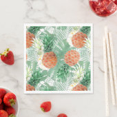 Ananas, süßes Paar, Serviette (Beispiel)