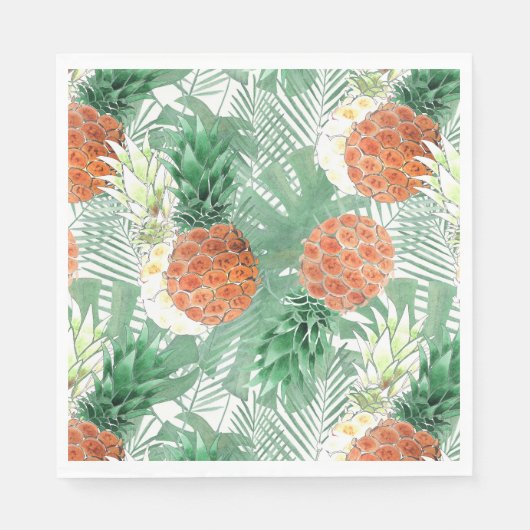 Ananas, süßes Paar, Serviette (Vorderseite)