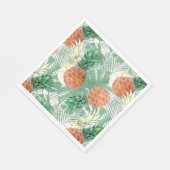 Ananas, süßes Paar, Serviette (Ecke)