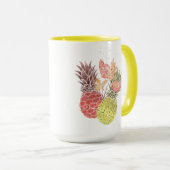 Ananas, süßes Paar. Tasse (VorderseiteRechts)