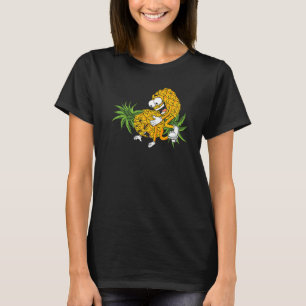 Ananas-Swinger-Coupé auf der Rückseite Schwingen L T-Shirt
