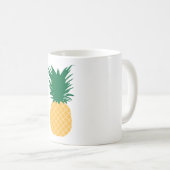 Ananas-Symbol Kaffeetasse (VorderseiteRechts)