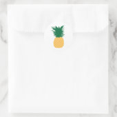 Ananas-Symbol Runder Aufkleber (Tasche)