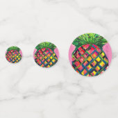 Ananas Table Confetti Konfetti (Rückseiten)