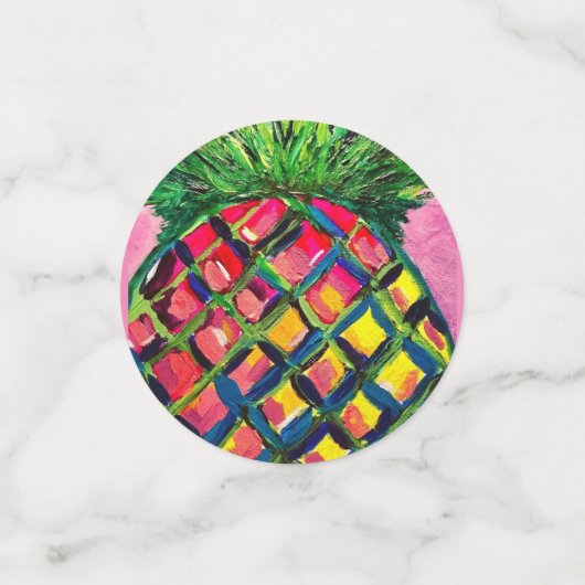 Ananas Table Confetti Konfetti (Klein Vorderseite)