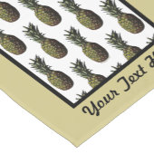 Ananas Table Runner - Optionale Personalisierung Kurzer Tischläufer (Ecke)