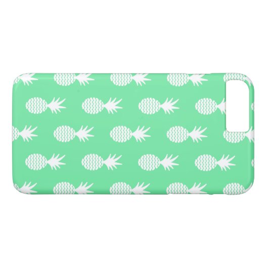 Ananas-tadelloses Muster Case-Mate iPhone Hülle (Rückseite (Horizontal))