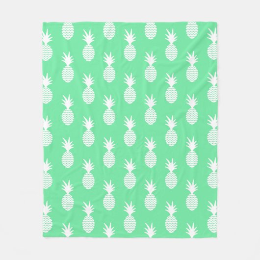Ananas-tadelloses Muster Fleecedecke (Vorderseite)