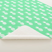 Ananas-tadelloses Muster Sherpadecke (3/4)