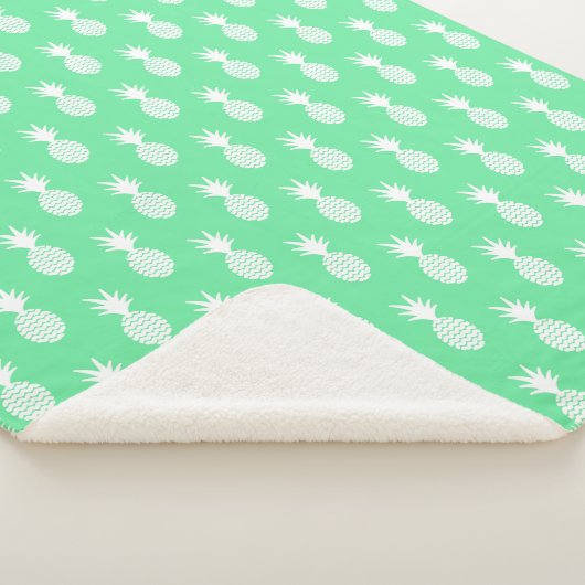 Ananas-tadelloses Muster Sherpadecke (3/4)