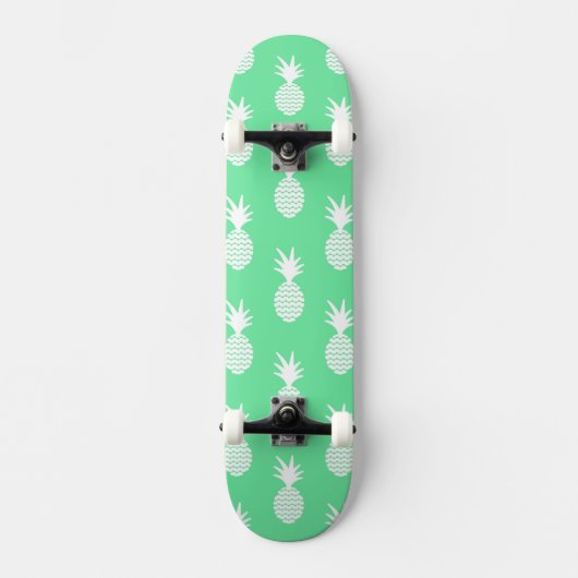 Ananas-tadelloses Muster Skateboard (Vorderseite)