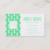 Ananas-tadelloses Muster Visitenkarte (Vorderseite)