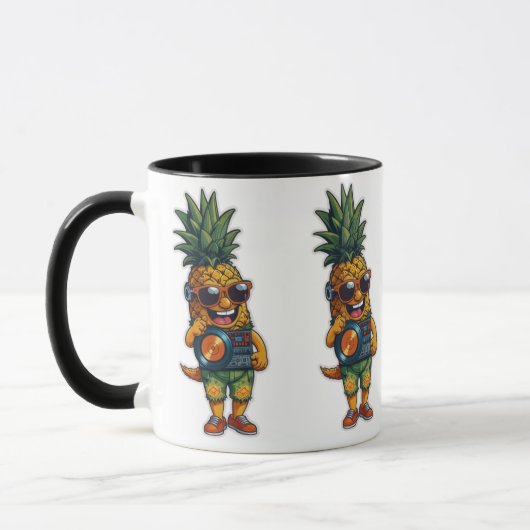 Ananas Tasse (Links)