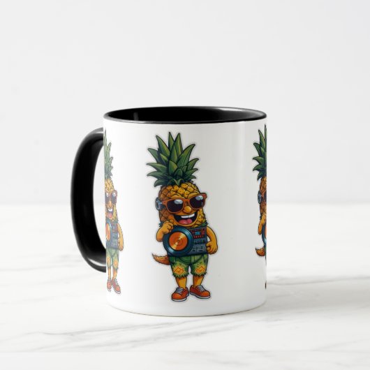 Ananas Tasse (Vorderseite Links)