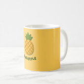 Ananas-Tasse Kaffeetasse (VorderseiteRechts)
