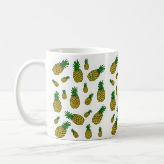 Ananas-Tasse Kaffeetasse (Links)
