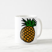 Ananas-Tasse Kaffeetasse (VorderseiteRechts)