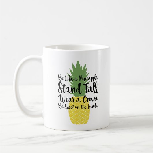 Ananas-Tasse Kaffeetasse (Links)