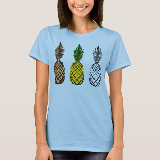 Ananas-Tee T-Shirt (Vorderseite)