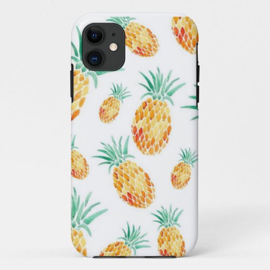 Ananas-Telefon-Kasten Case-Mate iPhone Hülle (Rückseite)