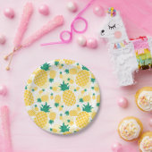 Ananas-Teller 7" Pappteller (Party)