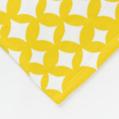 Ananas Textur, Vintages Sommermuster. Fleecedecke (Ecke)